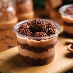 Bolo de Pote de Brigadeiro